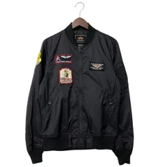 【中古品】ALPHA アルファ TA1224-101 FIGHTING EAGLE 58TH MA-1 FLIGHT JACKET ファインティング イーグル フライト ジャケット アウター 【145-260316-kh-05-izu】