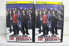 DVD HiGH＆LOW THE WORST EPISODE.0 全2巻 ※ケース無し発送 レンタル落ち ZCC209