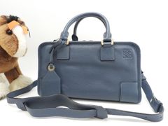 極美品 エルメス サックアデペッシュ34 レザー トリヨン ブルージーン