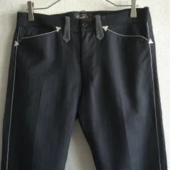 【名作】RRL【STRIPE WESTERN TROUSER】30×30 ストライプ ウエスタン トラウザー パンツ ダブルアールエル 25100194のサムネイル