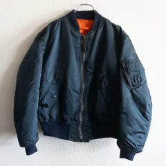 【雰囲気抜群/USA製】ALPHA INDUSTRIES【80S MA-1 ナイロン フライトジャケット】L アルファ インダストリーズ  s2603067