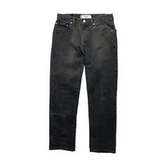 USA 古着 Levis リーバイス 505 ストレート ブラック ジーンズ ジーパン デニムパンツ W33 L30 ブラックデニム 黒色 CA0876
