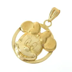 ディズニー ペンダントトップ 18金 ミニー ミニーマウス ペンダントチャーム ペンダントヘッド K18YG イエローゴールド 1.1g ジュエリー アクトワン【中古】