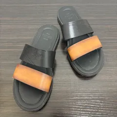 ★BERLUTI ベルルッティ サンダル シフノス Sifnos カリグラフィー レザー 1211-S5715 表記サイズ5 1/2 黒×茶のサムネイル