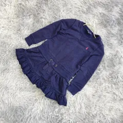 【Ralph Lauren】フリルワンピース 刺繡ロゴ (4T) カジュアル