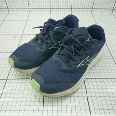 ◇ Θ ミズノ Mizuno ランニングシューズ WAVE REVOLT ネイビー系 23.0cm メンズ E  【1602130003020】