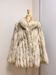 サガフォックス 銀サガ ブルーフォックス ファーコート 高級毛皮