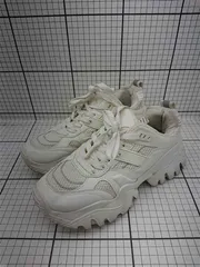 ◇ Θ ザラ ZARA 4266 厚底スニーカー ホワイト系 レディース E  【1602190005095】