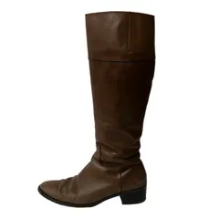 MargaretHowell(マーガレットハウエル) ロングブーツ 24 1/2 レディース - ブラウン レザー