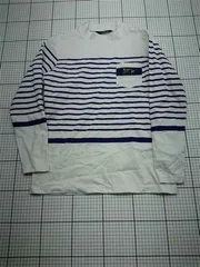 ◇ Θ マンシングウェア Munsingwear ボーダー長袖カットソー Mサイズ メンズ E  【1602240009837】のサムネイル