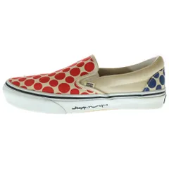 VANS (ヴァンズ) × UNDERCOVER CLASSIC SLIP-ON DOT V98-J670 アンダーカバー ドット柄 スリッポン ローカットスニーカー レッド US9/27cm