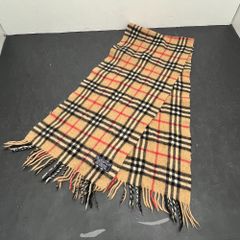 BURBERRYS カシミヤ マフラー ノバチェック B5559 - メルカリ