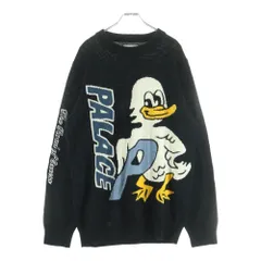 Palace Skateboards (パレススケートボーズ) Duck Out Knit ダックアウト ニット セーター ブラックのサムネイル