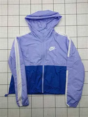 ◇ Θ ナイキ NIKE ウィンドランナー フーデッドジャケット M パープル系 メンズ E  【1602240012561】