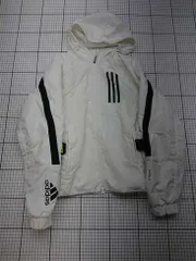 ◇ Θ アディダス adidas PRIMEBLUE フーデッドジャケット ホワイト系 メンズ M E  【1602240011595】