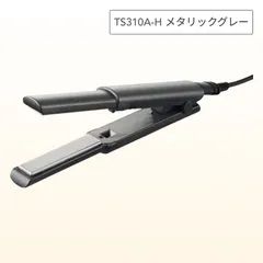 テスコム モバイル ヘアーアイロン メタリックグレー TS310A-H ( Nobby NBS500の後継 ヘアーアイロン コテ ストレート 縮毛矯正 サロンスタイル プロ仕様 サロン専売ヘアアイロン コテ 業務用 N ASU 正規品 )