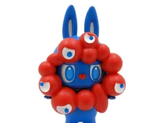 ラブブ × ミャクミャク ストラップ付フィギュア LABUBU MYAKU-MYAKU 中古品(056)