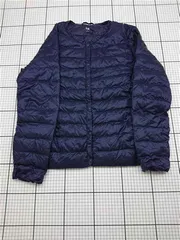 ◇ Θ ユニクロ UNIQLO ウルトラライトダウンジャケット ネイビー XL メンズ E  【1602240013230】