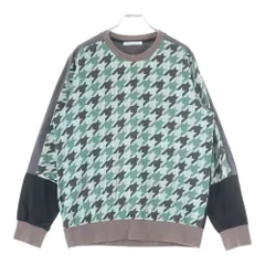 DISCOVERED (ディスカバード) 千鳥格子 総柄 ナイロン コットン 切り返し 長袖Tシャツ マルチ DC-S15-CU-06のサムネイル