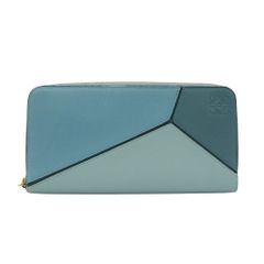 ロエベ LOEWE 長財布 黒 ブルー パズル - メルカリ