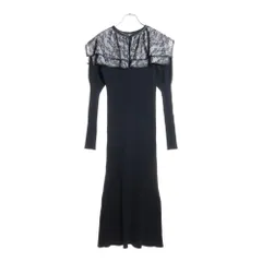 JILL by JILL STUART (ジル バイ ジルスチュアート) JILL by JILL STUART ケープカラーニットワンピース ブラック 125-3240041 レディース