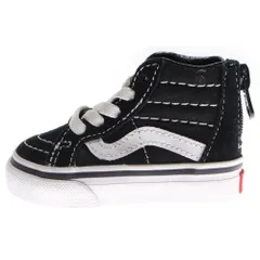 VANS (ヴァンズ) スケート ジップ ハイカットスニーカー ブラック US1/7cm SK8-Hi Zip キッズ