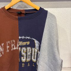 nw11-27 スウェット トレーナー リメイク風 再構築デザイン ビッグ 