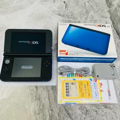 【完動品】NINTENDO 3DS LL 　ブルー×ブラック