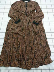 ◇ Θ サニーレーベル Sonny Label アーバンリサーチ ペイズリー柄ロングワンピース レディース Free E  【1603020012597】