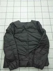 ◇ ⊇ 無印良品 MUJI ダウンジャケット Sサイズ ブラック系 レディース E  【1603020012702】