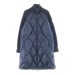 MONCLER (モンクレール) 20AW CARDIGAN TRICOT ニット切り替えダウンジャケット ネイビー F20939B51800のサムネイル