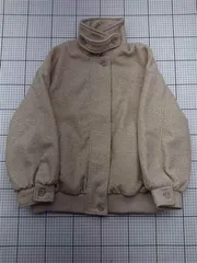 ◇ Θ モーメントプラス moment+ mt01018 スタンドカラージャケット ベージュ系 レディース M E  【1603020015888】