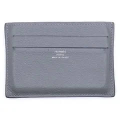 HERMES (エルメス) シチズンツイル 裏地デザイン レザーカードケース 名刺入れ 定期入れ ベージュのサムネイル