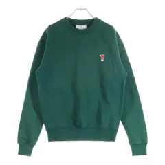 AMI Alexandre Mattiussi (アミアレクサンドルマテュッシ) Sweatshirt ハートロゴ刺繍 クルーネックスウェットトレーナー グリーンのサムネイル