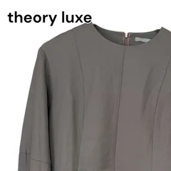 theory luxe セオリーリュクス カーキ レディース トップス シャツ ブラウス 長袖 プルオーバー【サイズ38】Mサイズ相当 0001231OC