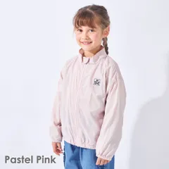 [パステルピンク] ウィンドブレーカー キッズ ベビー 子供 子供服 キッズ服 女の子 男の子 長袖 アウター ウインドブレーカー キッズアウター 軽い 軽量 上着 羽織り evercloset ever closet エバクロ エバークローゼットのサムネイル
