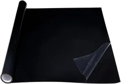 YourKit 水槽 バックスクリーン 背景フィルム 黒 アクアリウム 背景ステッカー (ブラック,  30cmx200cm)のサムネイル