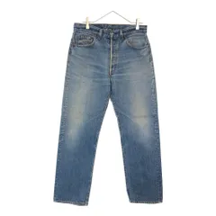 90年代 USA製 Levi's リーバイス 501 デニムパンツ ブルー(メンズ W33 L30)中古 古着 X5459