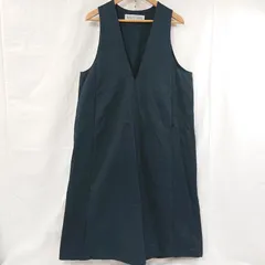 ミディウミ MidiUmi ミディウミ Vネック ジャンパースカート ネイビー レディース 表記無し ISItems【USED】【古着】【中古】50123703