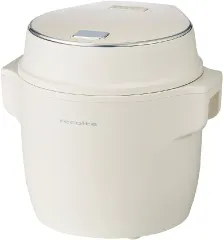 【動作確認済】【中古】本体のみ レコルト マイコン式 2.5合炊き コンパクトライスクッカー ホワイト RCR-1Wのサムネイル