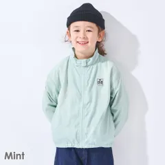 [ミント] ウィンドブレーカー キッズ ベビー 子供 子供服 キッズ服 女の子 男の子 長袖 アウター ウインドブレーカー キッズアウター 軽い 軽量 上着 羽織り evercloset ever closet エバクロ エバークローゼットのサムネイル