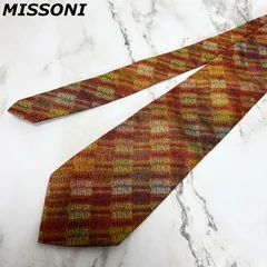 ミッソーニ MISSONI ネクタイ シルク 総柄 派手 カラフル イタリア製