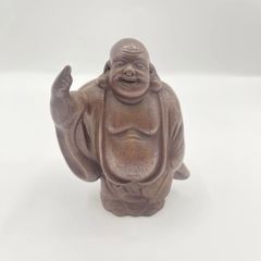 L228」長期保管品 時代唐物 古い唐木造布袋に唐子 置物 - メルカリ