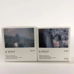 W1873 & WOLF アンドウルフ セラムリキッドファンデーション UFS-001 warm pearl 17g、RF-003 natural beige リフィル 12.5g 計2点セット