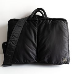 PORTER TANKER 2WAY オーバーナイター ブリーフケース ブラック - メルカリ