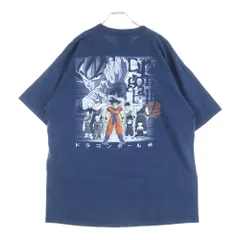 VINTAGE (ヴィンテージ) 90sDRAGON BALL ドラゴンボール 両面プリント 半袖Tシャツカットソー ネイビー