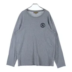 BURBERRY LONDON (バーバリーロンドン) Emblem Long Sleeve T-Shirt 8004255 エンブレムロゴ刺繍長袖Tシャツ ロンT グレー