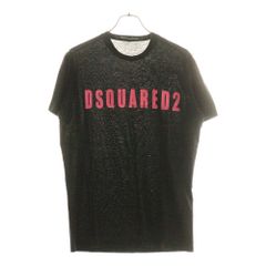 DSQUARED2 ディースクエアードTシャツ M ブラック ピンク - メルカリ