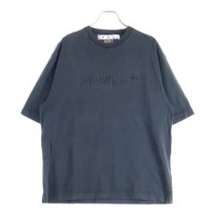 新品タグ付】23SS メゾンマルジェラ ネイビー ロゴ刺繍 Tシャツ M