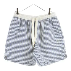 PUMA (プーマ) ×Rhuigi Summer Shorts サマーショーツ ショートパンツ ストライプ ブルー/ホワイト